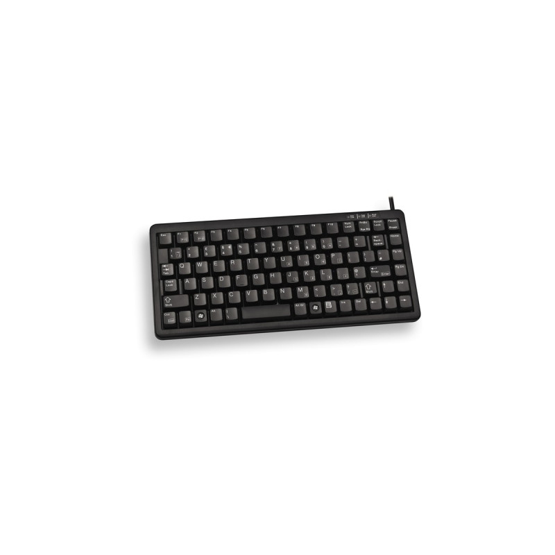 CHERRY Compact-Keyboard G84-4100, Tastatur(schwarz, US-Layout, Cherry Mechanisch)