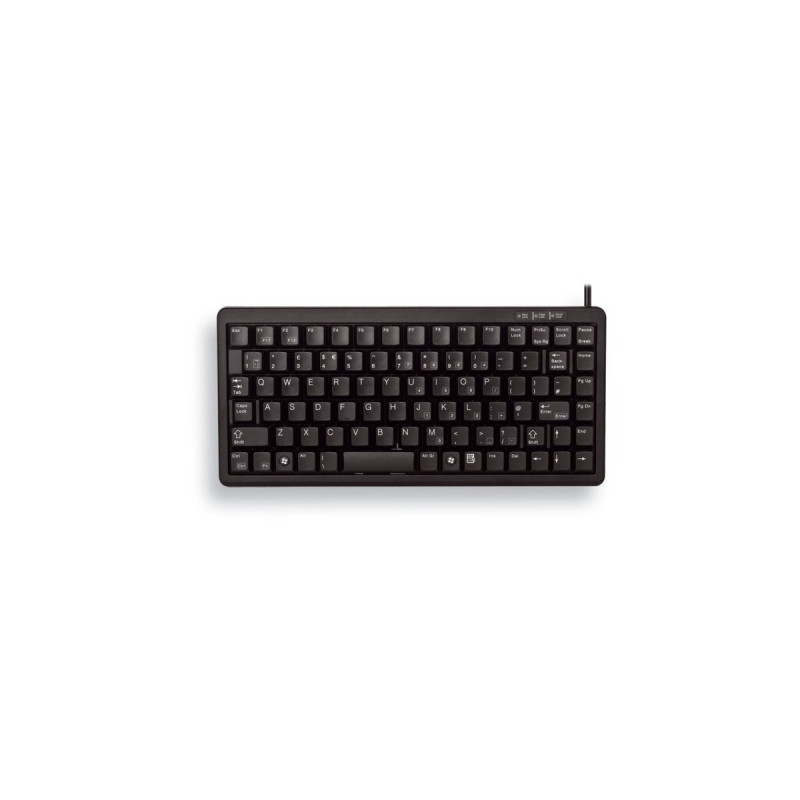CHERRY Compact-Keyboard G84-4100, Tastatur(schwarz, US-Layout, Cherry Mechanisch)