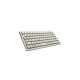 CHERRY Compact-Keyboard G84-4100, Tastatur(weiß, US-Layout, Cherry Mechanisch)