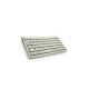 CHERRY Compact-Keyboard G84-4100, Tastatur(weiß, US-Layout, Cherry Mechanisch)