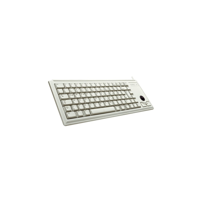 CHERRY Compact-Keyboard G84-4420, Tastatur(hellgrau, US-Layout, Cherry Mechanisch)