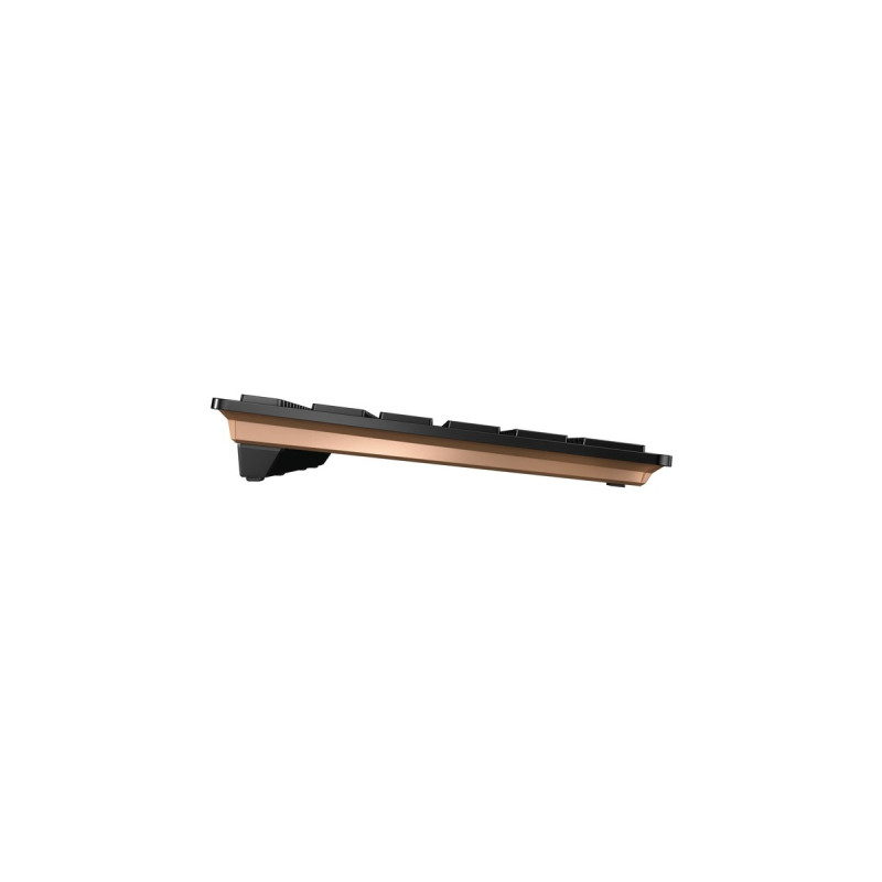 CHERRY DW 9100 SLIM, Desktop-Set(schwarz/bronze, EU-Layout (QWERTY), SX-Scherentechnologie)