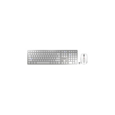 CHERRY DW 9100 SLIM, Desktop-Set(weiß/silber, EU-Layout (QWERTY), SX-Scherentechnologie)