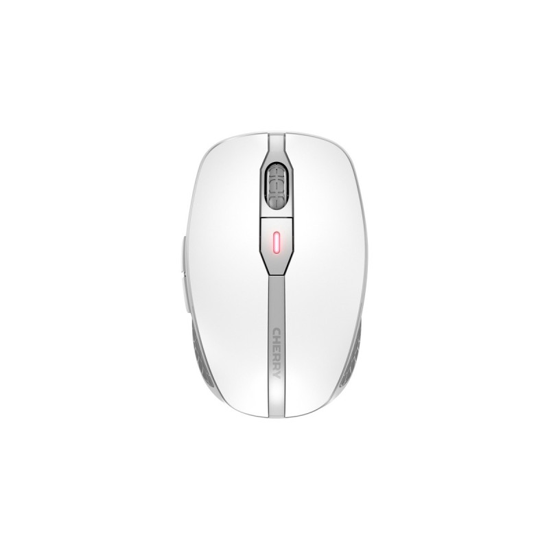 CHERRY DW 9100 SLIM, Desktop-Set(weiß/silber, EU-Layout (QWERTY), SX-Scherentechnologie)