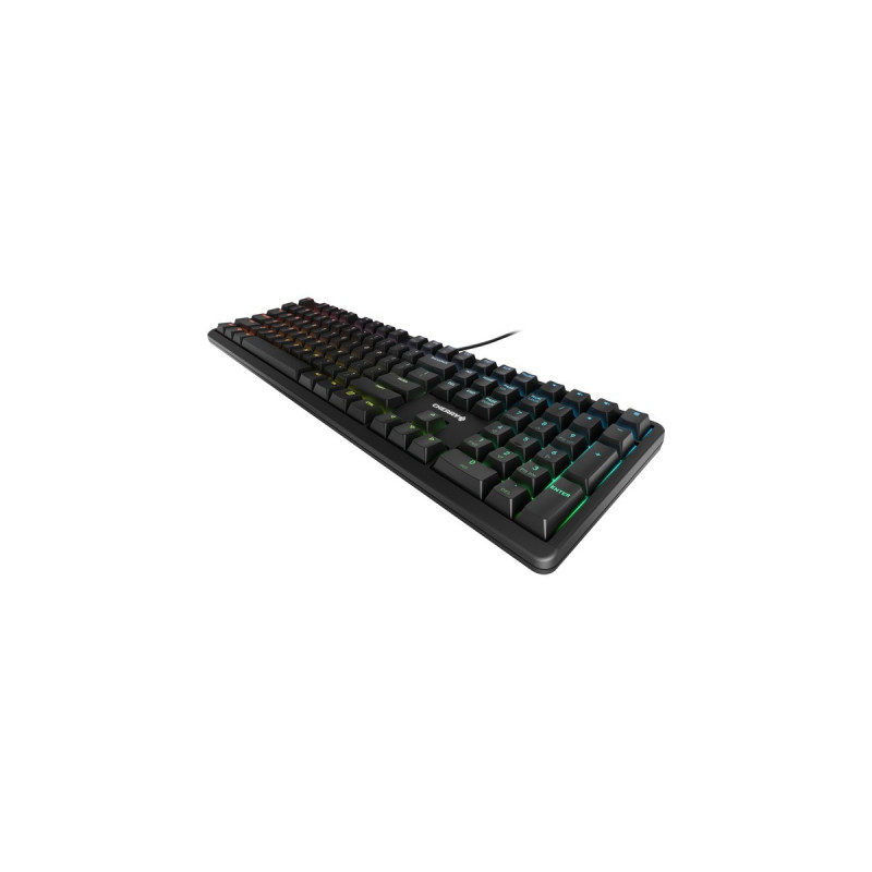 CHERRY G80-3000N RGB, Tastatur(schwarz, DE-Layout, Cherry MX Silent Red)