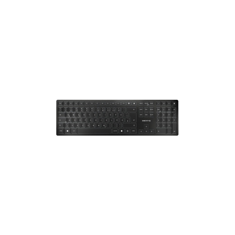 CHERRY KW 9100 SLIM, Tastatur(schwarz, DE-Layout, SX-Scherentechnologie)