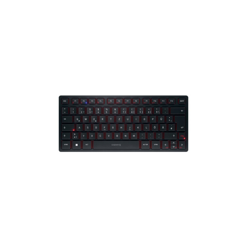 CHERRY KW 9200 MINI, Tastatur(schwarz, DE-Layout, SX-Scherentechnologie)
