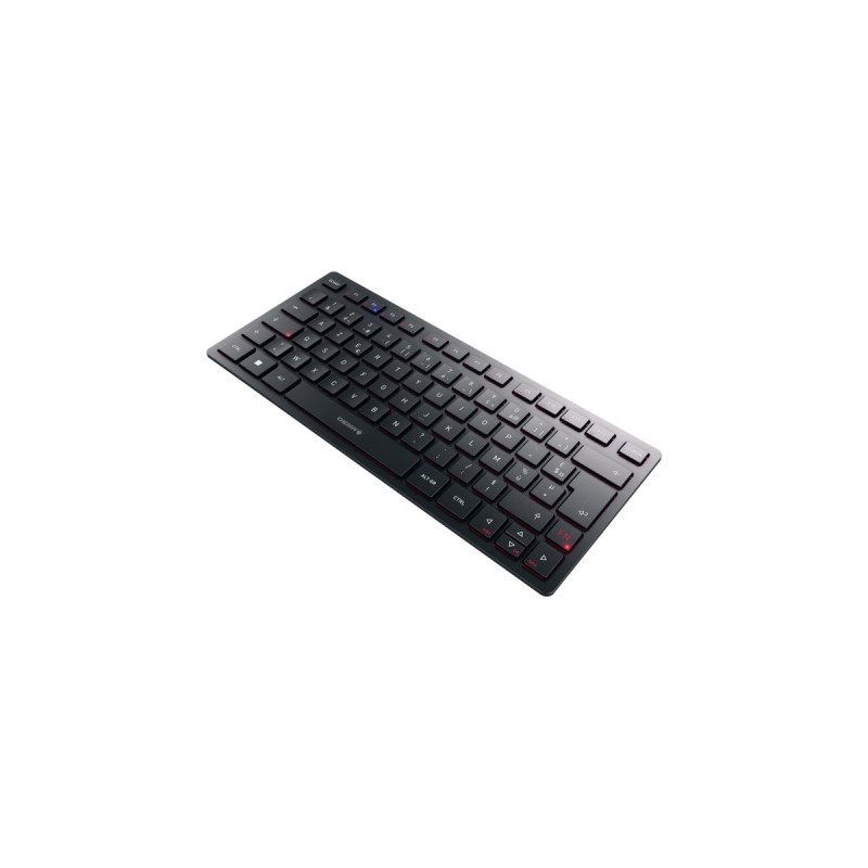 CHERRY KW 9200 MINI, Tastatur(schwarz, EU-Layout (QWERTY), SX-Scherentechnologie)