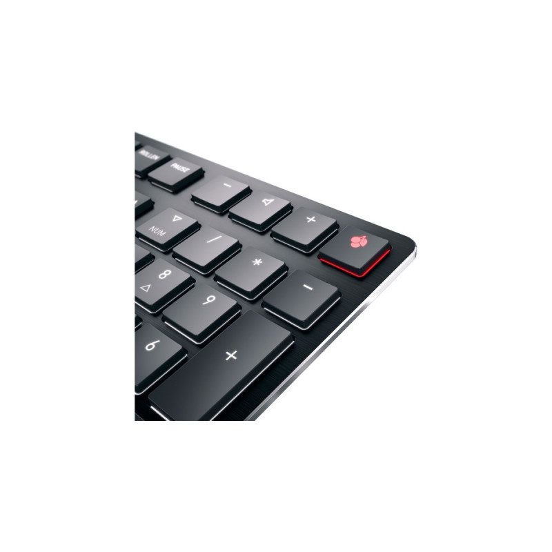 CHERRY KW X ULP, Tastatur(schwarz, DE-Layout, Cherry MX Ultra Low Profile)