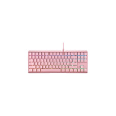CHERRY MX Board 3.0S, Gaming-Tastatur(rosa, DE-Layout, Cherry MX Silent Red)