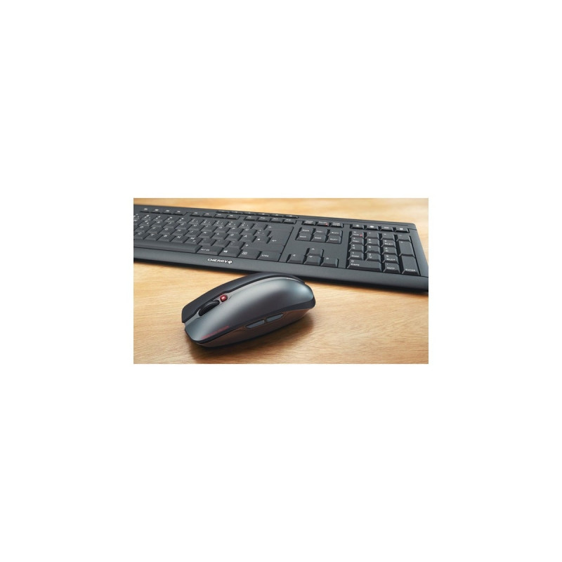 CHERRY STREAM DESKTOP RECHARGE, Desktop-Set(schwarz, DE-Layout, SX-Scherentechnologie)