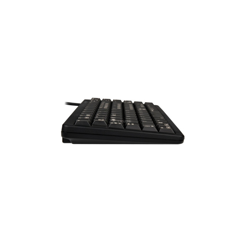 CHERRY Slim G84-4100 Flach, Tastatur(schwarz, DE-Layout, Cherry Mechanisch)