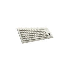CHERRY Slim Line G84-4400, Tastatur(beige, DE-Layout, Cherry Mechanisch, integr. Trackball)
