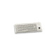 CHERRY Slim Line G84-4400, Tastatur(beige, DE-Layout, Cherry Mechanisch, integr. Trackball)