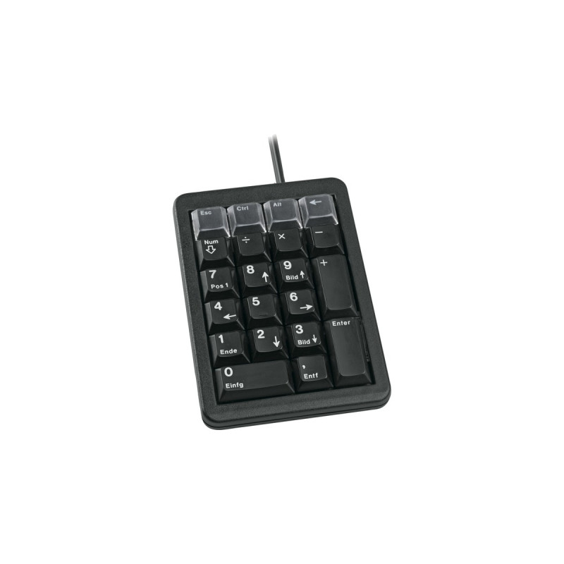 CHERRY Slim Line G84-4700, Ziffernblock(schwarz, Programmierbares Keypad)