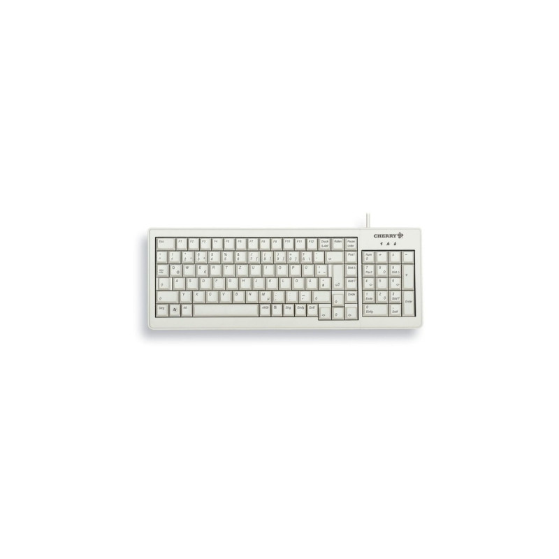 CHERRY XS Complete Keyboard G84-5200, Tastatur(grau, DE-Layout)