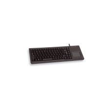 CHERRY XS Touchpad Keyboard G84-5500, Tastatur(schwarz, DE-Layout, Rubberdome)