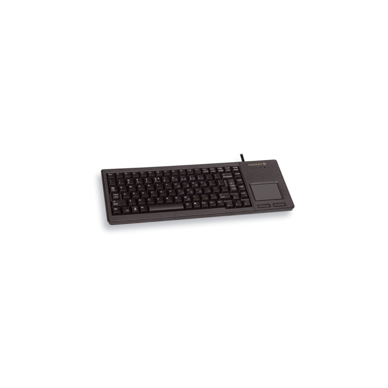 CHERRY XS Touchpad Keyboard G84-5500, Tastatur(schwarz, DE-Layout, Rubberdome)
