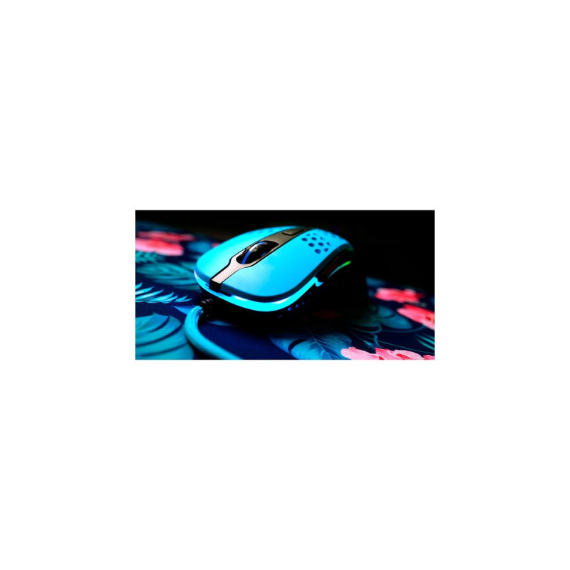 CHERRY Xtrfy M4, Gaming-Maus(blau/schwarz)