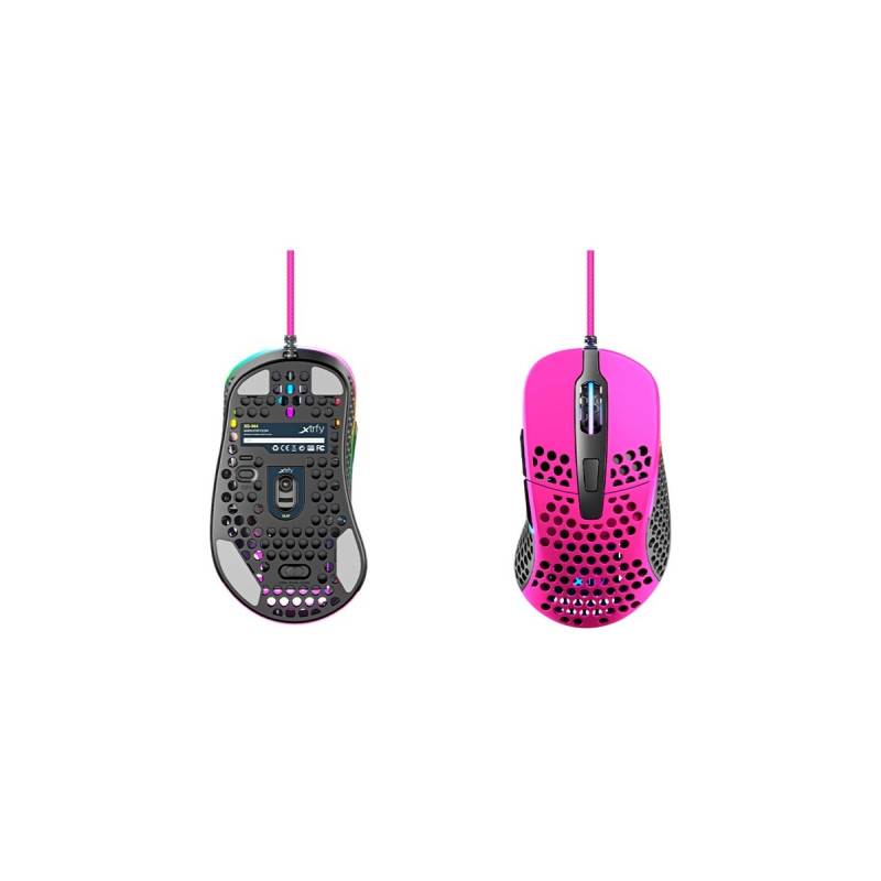 CHERRY Xtrfy M4, Gaming-Maus(pink/schwarz)