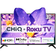 CHiQ L32G5N, LED-Fernseher(80 cm (32 Zoll), schwarz, WXGA, Triple Tuner, SmartTV, Roku TV)