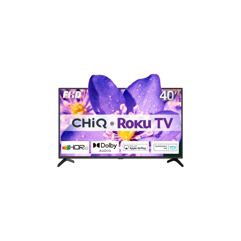 CHiQ L40G5N, LED-Fernseher(100 cm (40 Zoll), schwarz, WXGA, Triple Tuner, SmartTV, Roku TV)