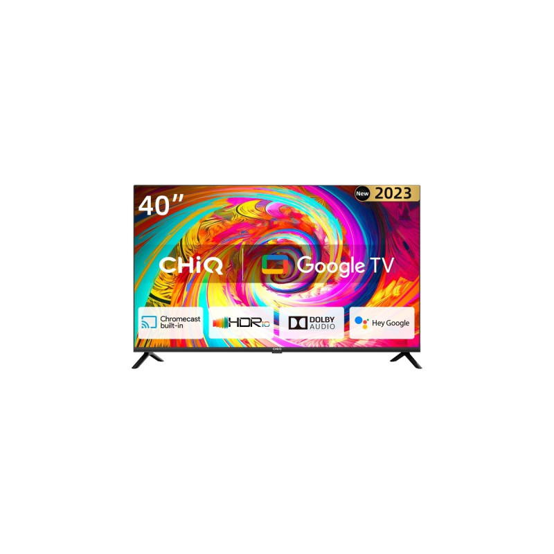CHiQ L40G7B, LED-Fernseher(100 cm (40 Zoll), schwarz, FullHD, Triple Tuner, SmartTV, Chromecast built-in)