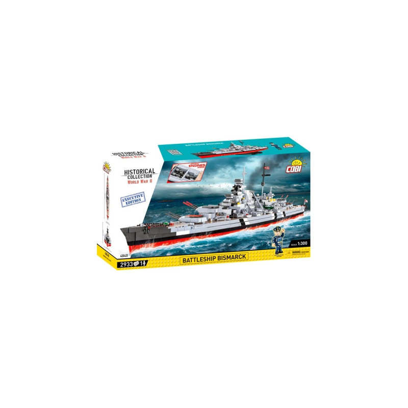 COBI Battleship Bismarck - Executive Edition, Konstruktionsspielzeug(Maßstab 1:300)