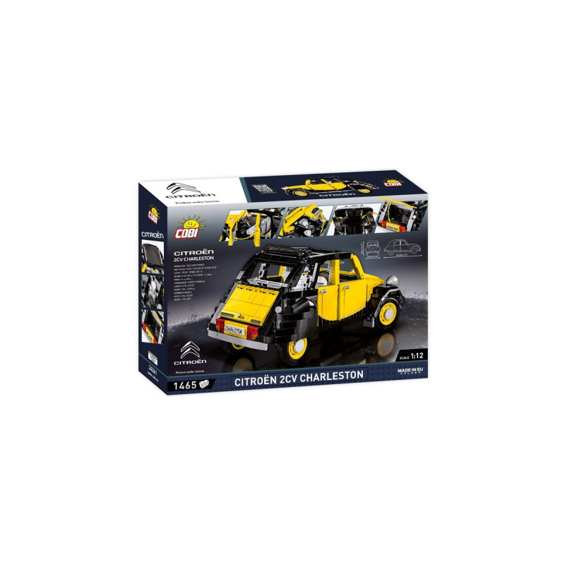 COBI Citroen 2CV Charleston, Konstruktionsspielzeug(Maßstab 1:12)