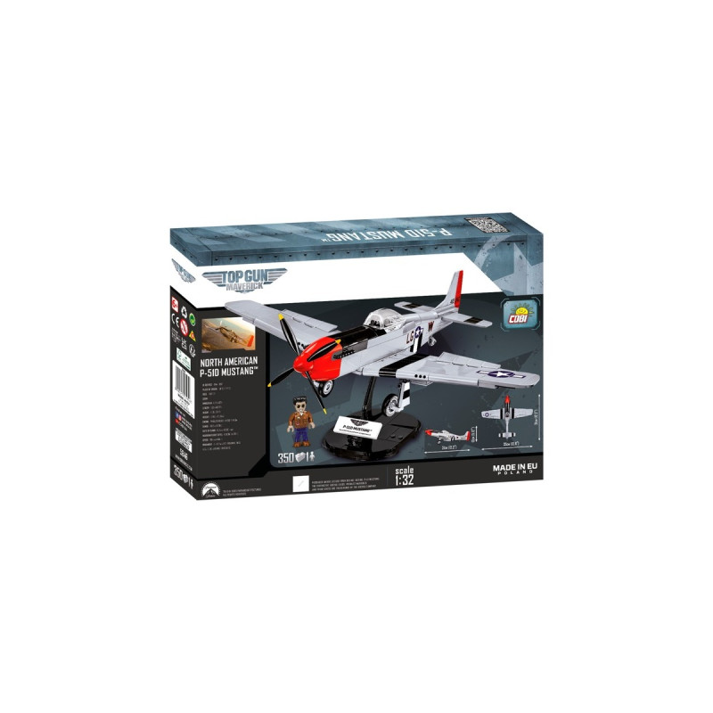 COBI P51D Mustang, Konstruktionsspielzeug(Maßstab 1:32)