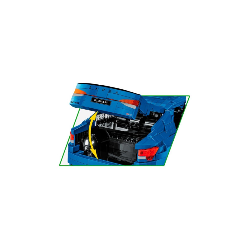 COBI Skoda Octavia RS, Konstruktionsspielzeug(Maßstab 1:12)