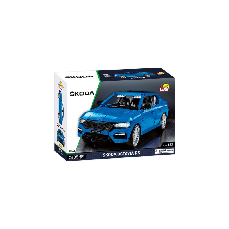 COBI Skoda Octavia RS, Konstruktionsspielzeug(Maßstab 1:12)