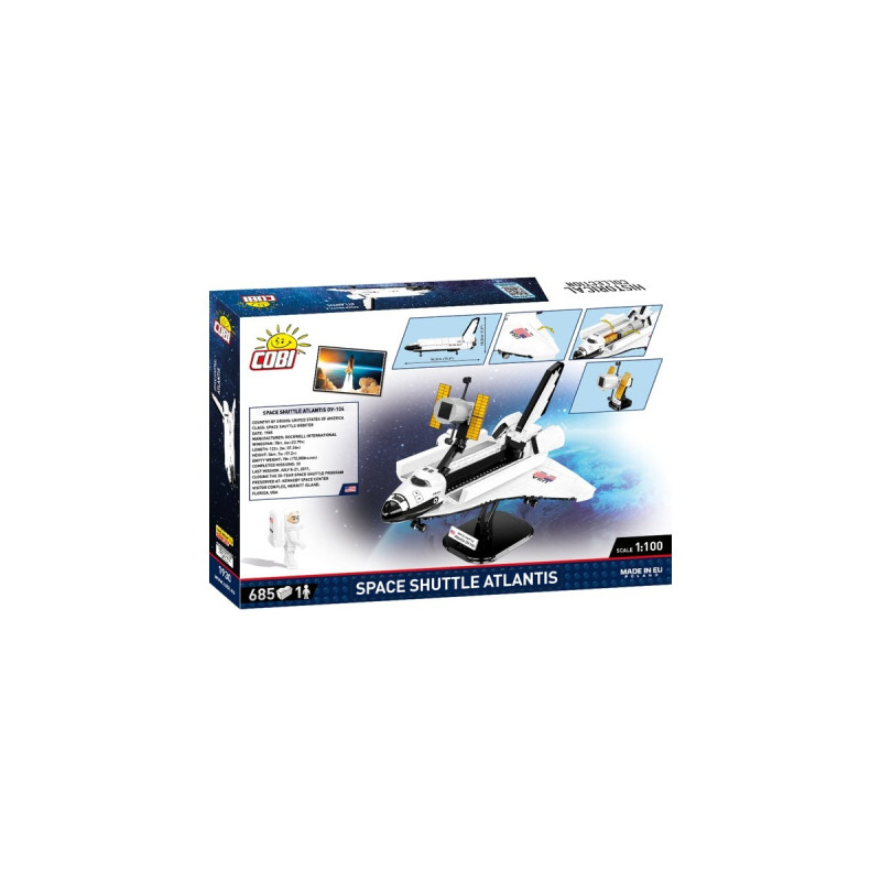 COBI Space Shuttle Atlantis, Konstruktionsspielzeug(Maßstab 1:100)