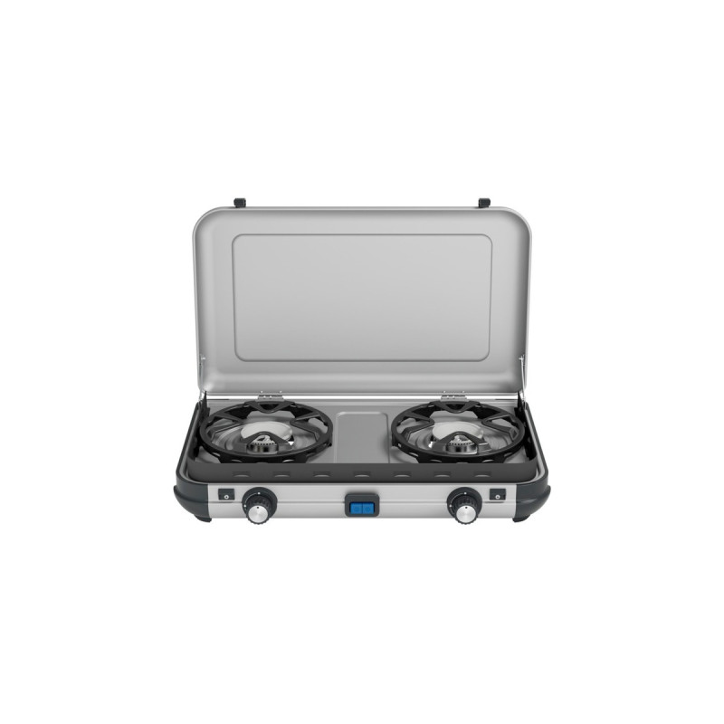 Campingaz Camping Kitchen 2 Maxi, Gaskocher(grau, 2 Kochfelder 2x 1,8 kW, für R904 / R907)
