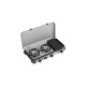 Campingaz Camping Kitchen 2 Multi Cook, Gaskocher(grau, 2 Kochfelder 2x 1,8 kW + Grillplatte 0,9 kW)