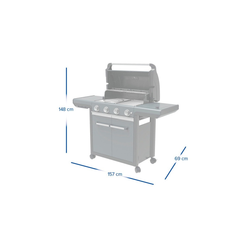 Campingaz Gasgrill 4 Series Premium(schwarz/grau, Modell 2021)