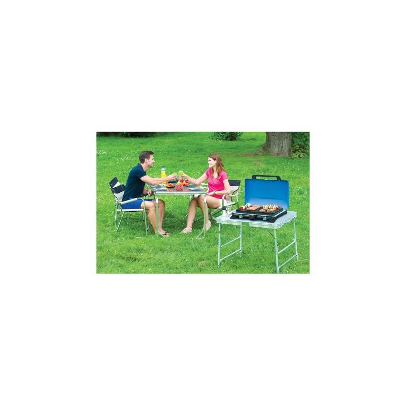 Campingaz Gaskocher 400 SG, 50mbar(blau/schwarz, mit Grillplatten)