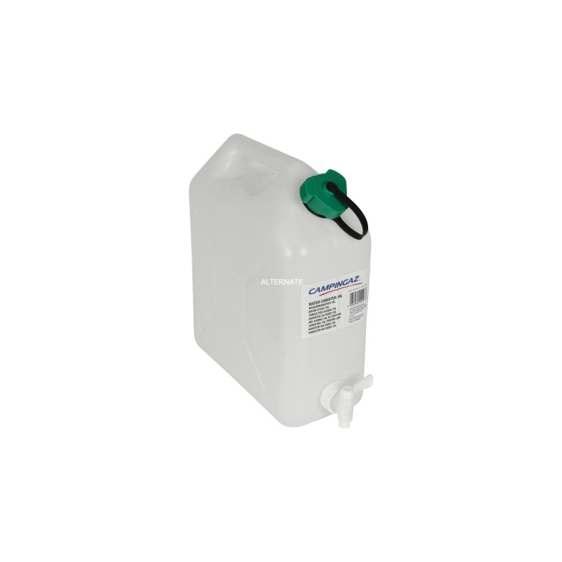 Campingaz Wasserkanister 10 L, Wasserbehälter(weiß/transparent, mit Ablasshahn)