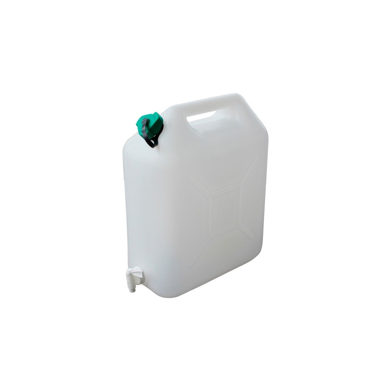 Campingaz Wasserkanister 20 L, Wasserbehälter(weiß/transparent, mit Ablasshahn)