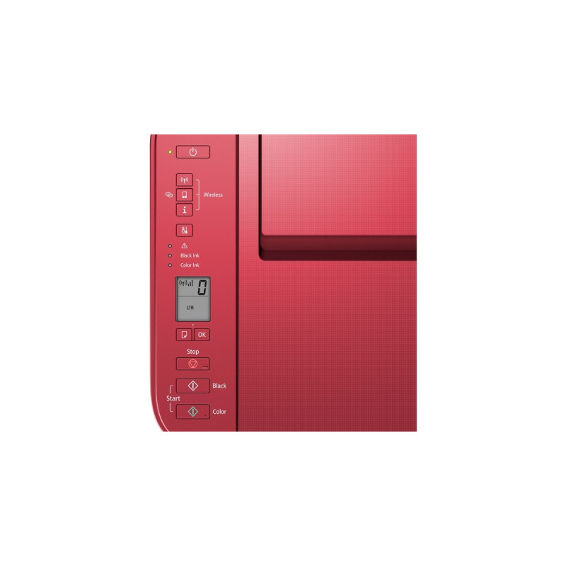 Canon PIXMA TS3352, Multifunktionsdrucker(rot, USB, WLAN, Kopie, Scan)