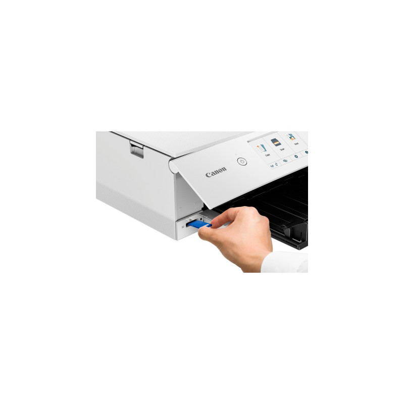 Canon PIXMA TS8351a, Multifunktionsdrucker(weiß, USB, WLAN, Scan, Kopie)