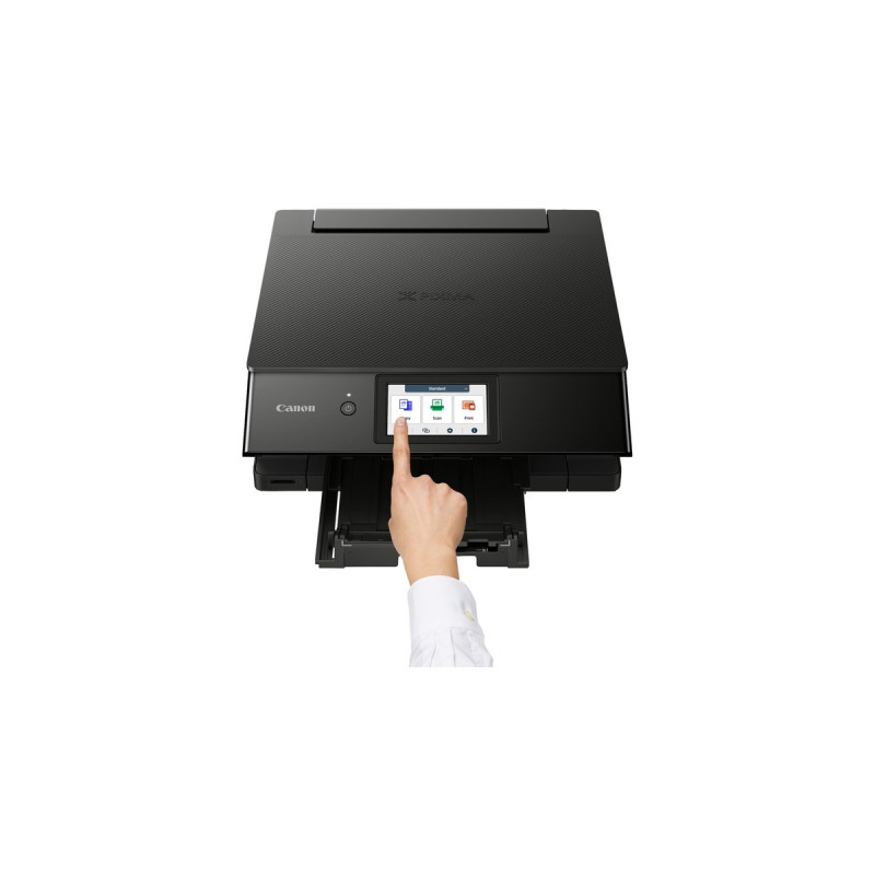 Canon PIXMA TS8750, Multifunktionsdrucker(schwarz, USB, WLAN, Scan, Kopie)