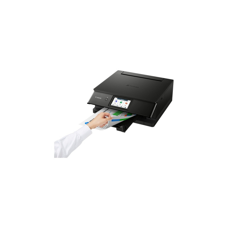 Canon PIXMA TS8750, Multifunktionsdrucker(schwarz, USB, WLAN, Scan, Kopie)