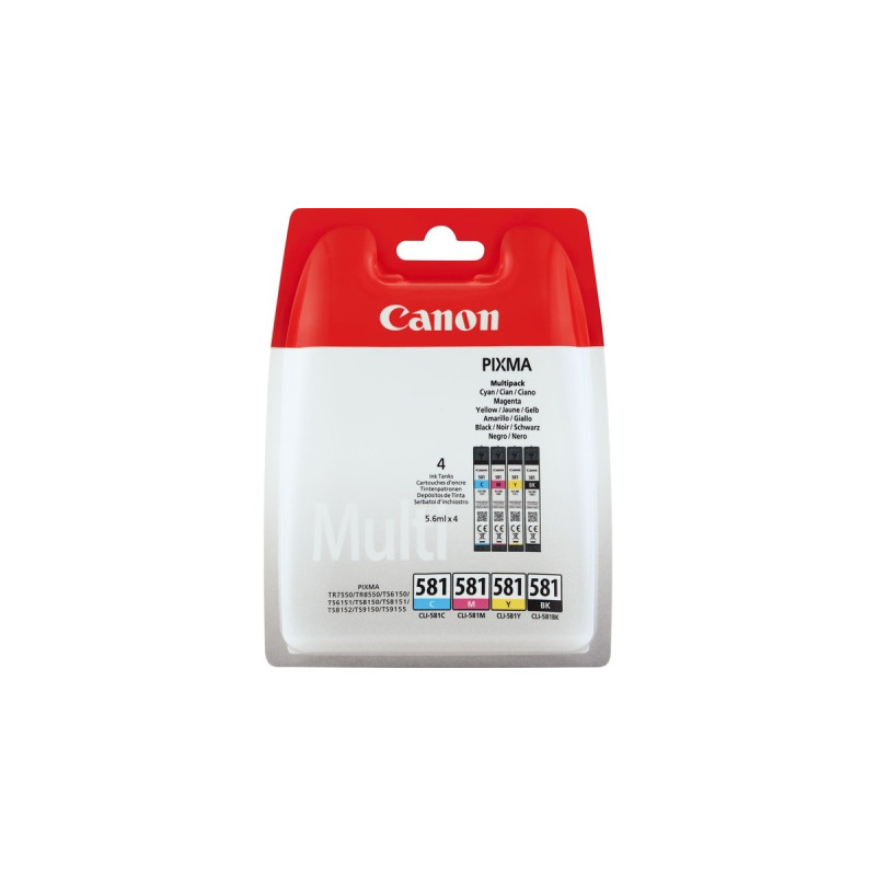 Canon Tinte Multipack CLI-581 BK/C/M/Y