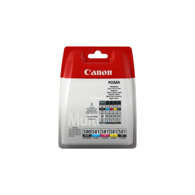 Canon Tinte Multipack PGI-580/CLI-581 BK/C/M/Y