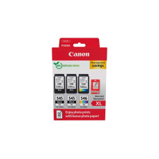 Canon Tinte Photo Value Pack 2x PG-545XL/CL-546XL(inkl. 50 Blatt 10x15 Fotopapier)