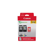 Canon Tinte Photo Value Pack PG-510/CL-511(inkl. 50 Blatt 10x15 Fotopapier)