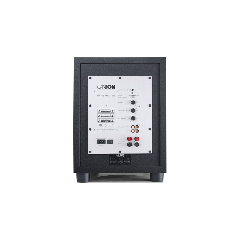 Canton Power Sub 10, Lautsprecher(schwarz, Einzellautsprecher)