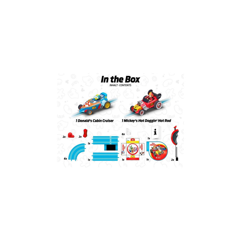 Carrera FIRST Mickey's Fun Race 20063045, Rennbahn