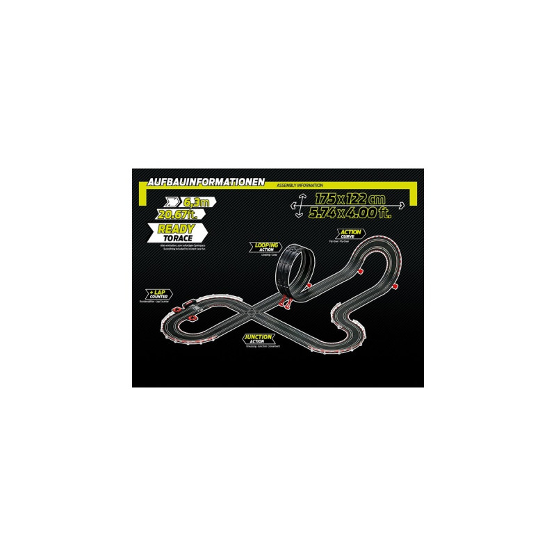 Carrera GO!!! GT Super Challenge, Rennbahn